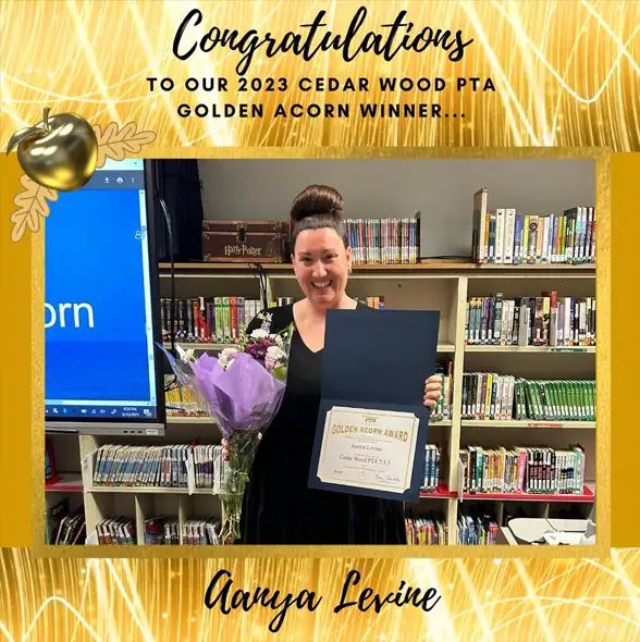 Aayna Levin 2023 Golden Acorn winner picture